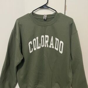 Green Crewneck Sweater